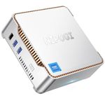 NiPoGi Mini PC Ιntel Alder Lake-N97(Beat N100/N95, up to 3,6 GHz), 16GB DDR4 512GB M.2 SSD Mini Computer WiFi6, LAN, 2x HDMI,4K Triple Display Small PC Come VESA for School/Office/Business