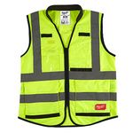 Milwaukee Unisex 4932471895 Safety Vest, Yellow, S UK