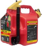 Surecan 2 Gallon Type-II Safety Container - With a Rotating Spout, Free Spill Design, Self-Venting, & Safety Fill Cap, Your Ideal Jerry Can (Red)