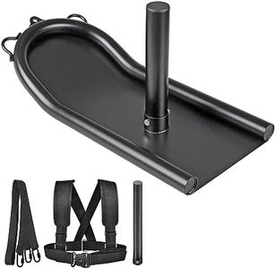 Kipika Weight Sled, Fitness Sled, Fitness Strength Training Sled, Speed Training Sled for Athletic Exercise, Speed Improvement, Easily Through Obstacles, Suitable for 1” & 2“ Weight Plate