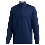 adidas Men's Classic Club 1/4 Zip Sweatshirt Hooded, Collegiate Navy, S