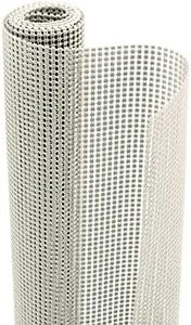 Smart Design Shelf Liner w/Classic Grip - Wipes Clean - Cutable Material - Non Slip Design - for Shelves, Drawers, Flat Surfaces - Kitchen, Taupe, 18-Inch x 5-Feet