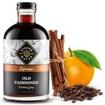 Strongwater Espresso Old Fashioned Craft Cocktail Mixer - Makes 32 Cocktails - Handcrafted Old Fashioned Syrup with Real Coffee, Cinnamon, Sugar & Cherry - Just Mix with Bourbon or Whiskey