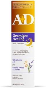 A+D Overnight Healing Diaper Rash Ointment - Soothes, Protects & Relieves Diaper Rash Overnight with Lavender & Colloidal Oatmeal - Healing Ointment for Red, Itchy, Irritated Skin - 3.6oz