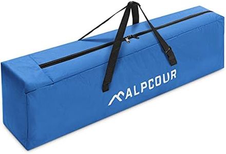 Alpcour Camping Cot Bag for Outdoor Camping, Travel and Beach – 42 Inch Heavy Duty Polyester Fabric Replacement Bag Fits Most Cots & Chairs – Multifunctional and Easy to Carry & Store