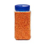 Yera Glass Storage Jar - 1100ml, 2 Pieces | Transparent Each | Kitchen Organizer Storage | Modular | Multipurpose Jar For Storage of Food | Pulses | Spice | Cereals | Cookie | Snacks | Dry Fruit |