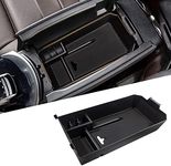 TTCR-II Compatible with Centre Console Storage Box B_enz C Class W205 2015-2021 and GLC Class W253 2016-2022, Car Center Console Organizer Accessories C Class Hidden Armrest Storage with Tray