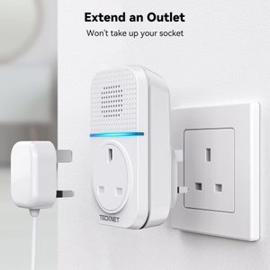 TECKNET Wireless Doorbell Kit – Self-Powered, Waterproof, 1300ft Range, 60 Chimes