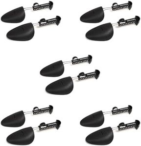 Shoe mistri Premium Adjustable Shoe Trees for Men, Leather Shoes Shaper, Stretcher Shaper, Adjustable Plastic Trees for All Shoes, Shape and Crease Prevention