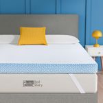 BedStory Firm Mattress Topper Twin - 3 Inch Firm Memory Foam Mattress Topper - High Density Bed Toppers for Back Pain