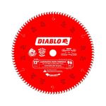 Freud D1296L Diablo Melamine, Laminate Flooring, and Wood Saw Blade 12-Inch Diameter 96t TCG 1-Inch Arbor