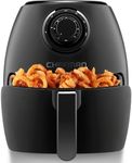 Chefman TurboFry 3.5 Litre Air Fryer Oven w/Dishwasher-safe Basket and Dual-control Temperature, 1300W Power, 60-minute Timer & 15-cup Capacity, Uses No Oil, BPA-free, Matte Black