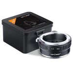 K&F Concept Lens Mount Adapter Compatible with Nikon AI AI-S F Lens to Sony E Mount Camera Body