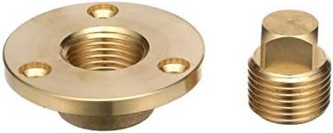 Seachoice Cast Bronze Marine Boat 2 in. Garboard Drain w/Brass Plug