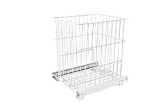 Rev-A-Shelf Pullout Wire Hampers, White