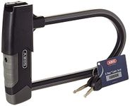 ABUS U-lock Granit XPlus 540 and EaZy KF Bracket, Bike Lock with Strong Parabolic Shackle, ABUS security level 15, Black