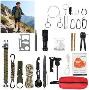 2026 Survival Kit, Gift for Teenagers, 24-in-1 Emergency Survival Gear, Ideal Birthday Present for Fishing & Hunting Enthusiasts, Camping Accessories, Cool Multi-tools, Camping Essentials