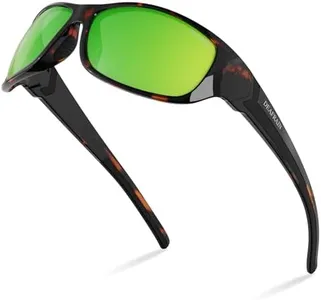 DEAFRAIN Polarized Sports Sunglasses for Men Women Sun Glasses Shades for Fishing Driving Cycling Running