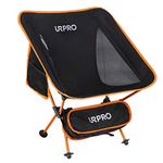 URPRO Camping Outdoor Chair Ultralight Portable Folding Include Carry Bag Heavy Duty 145 kgs Capacity Collapsible Beach Picnic