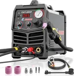 GZ GUOZHI Plasma Cutter, 65Amp Non-Touch Pilot Arc Plasma Cutter, Dual Voltage 110V/220V, LCD Display IGBT Inverter Cutting Machine, 5/8" Clean Cut,with 2T/4T/TEST