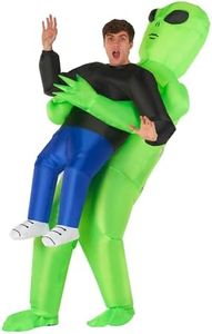 Morph Premium - Déguisement Gonflable Alien Adulte, Alien Costume Gonflable, Déguisement Gonflable Adulte, Deguisement Gonflable Alien, Costume Gonflable Alien, Costume Gonflable Adulte Halloween