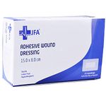 Pack of 25 Adhesive Wound Dressings - Suitable for cuts and grazes, Diabetic Leg ulcers, Venous Leg ulcers, Pressure Sores (80mmx150mm)