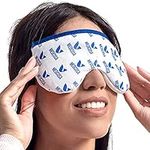 Medcosa Moist Heat Eye Bag | “A Real Eye Opener” | Heated Eye Mask | Warm Flaxseed Compress Pad | Easily Microwavable & Ideal for Heating Dry Eyes, Migraines & Other Eye Ailments