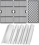 DGH474CRP Heat Shield Grates Grill Replacement Parts for Dyna Glo DGH474CRP-D DGH474CRN-D Dyna-glo 5 Burner Grill Parts 70-02-411 Heat Tent 70-02-412 Heat Shield Grill Grates 70-01-911 Cooking Grates