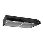 Broan BCSD130BL Glacier Black Range Hood, 30-Inch