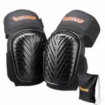 VUINO Professional Heavy Duty Knee Pads for Work,with EVA Foam Padding Comfortable Gel Cushion and Adjustable Straps for Gardening, Cleaning, Flooring, Tiling and Construction