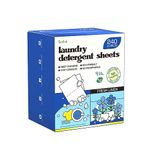 Soulink Laundry Detergent Sheets Fresh Linen Scent 240 Loads, Eco Friendly Detergent Strips for Travel & Home - No Plastic Jug Soap Strips, Plant-based, Hypoallergenic. Safe for Sensitive Skin