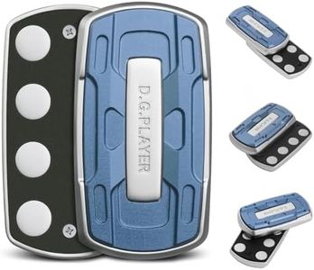 D.G.PLAYER Fidget Toys Adults - Sound & Silent Handheld Cool Fidget Slider - Metal Sensory Toys for Adults Stress Relief, Focused, Anxiety, Time Passing - Travel, Classroom, Office, Car, Home (Blue)