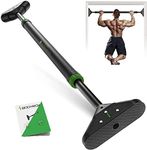 BODYROX Pull Up Bar/Chin Up Bar | Premium Doorway Home Gym Fitness Bar with Locking Feature and Extended Hand Grips | Household Indoor Wall Bar, Home Fitness