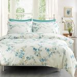 mixinni Blue and White Floral Duvet