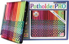 Harrisville Designs 10" Potholder (PRO Size) Loom Kit, Makes 2 Potholders