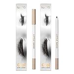 Heykomi Non-Smudging Waterproof and Long-Lasting Eyeliner Pencil, Heykomi Makeup Waterproof Eye Liner Pencils, Quick Drying Long Lasting Waterproof and Sweat Proof Eyeliner (2PCS Brown)