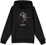 Bioworld Warhammer 40000 Skull Horn Men's Black Sweatshirt-Large