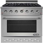 NXR 36" 5.5 cu.ft Pro-Style Propane Gas Range with Capacity Convection Oven, Stainless Steel SC3611LP