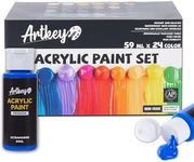 Artkey Acrylic Paint Set, 24 Colors