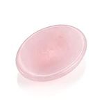 CrystalTears Natural Rose Quartz Worry Stone Healing Crystal Oval Pocket Palm Stone Tumbled Polished Thumb Worry Stone for Anxiety Stress Relief Meditation Crystal Therapy