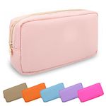 UIXIZQ Nylon Makeup Bag - Travel Bag Pouch,Toiletry Bag, Makeup Organizer, Cosmetic Zipper Pouches-Mini Small Large For Women Girls, Flamingo, S, Lavender Bag,travel Makeup Bag