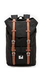 Herschel Little America Mid-Volume Rucksack, 41 cm, 17 L, Black