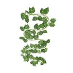 SOFIX 2 Pack 14 Ft Artificial Ivy Garland, Fake Vines UV Resistant Greenery Leaves Fake Plants Hanging Aesthetic Vines for Home Bedroom Party Garden Wall Room Decor (Green, 2)