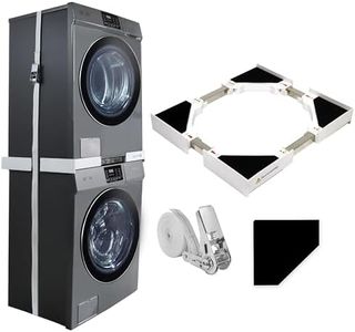 MaxWorks 50861, Universal Washing Machine Stacking Kit for Washer and Dryer, Standard 24-29 Inch