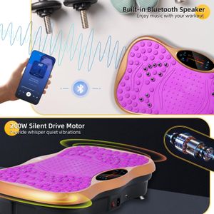EVOLAND Vibration Plate – Fitness Exercise Machine, Purple