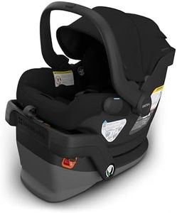 UPPAbaby Mesa V3 Infant Car Seat - Easy Installation + SmartSecure Technology - Attaches to Stroller | Base + Infant Insert Included - James (Black)