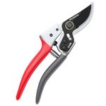 SOLODOTO Garden Secateurs for Weak Hand, 5X Sharper German Technique Pruning Shears for Gardening, 6X Durabler Japanese SK5 Steel Garden Scissors, Bypass Secateurs Heavy Duty, Clippers for Plant Hedge