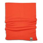 Minus33 - Midweight Neck Gaiter - 100% Merino Wool - Multipurpose Headwear - Skiing Neck Warmer - Winter Face Mask - Blaze Orange Moisture Wicking Neck Wear