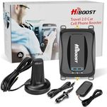 HiBoost Vehicle Cell Phone Signal Booster| 5G 4G LTE | Boosts for All U.S. Carriers Verizon AT&T T-Mobile US Cellular | Magnetic Roof Antenna | Signal Booster for Car SUV Van pickup FCC Approved