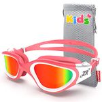 ZIONOR Kids Swim Goggles, G1MINI Polarized Swimming Goggles Comfort for Age 6-14